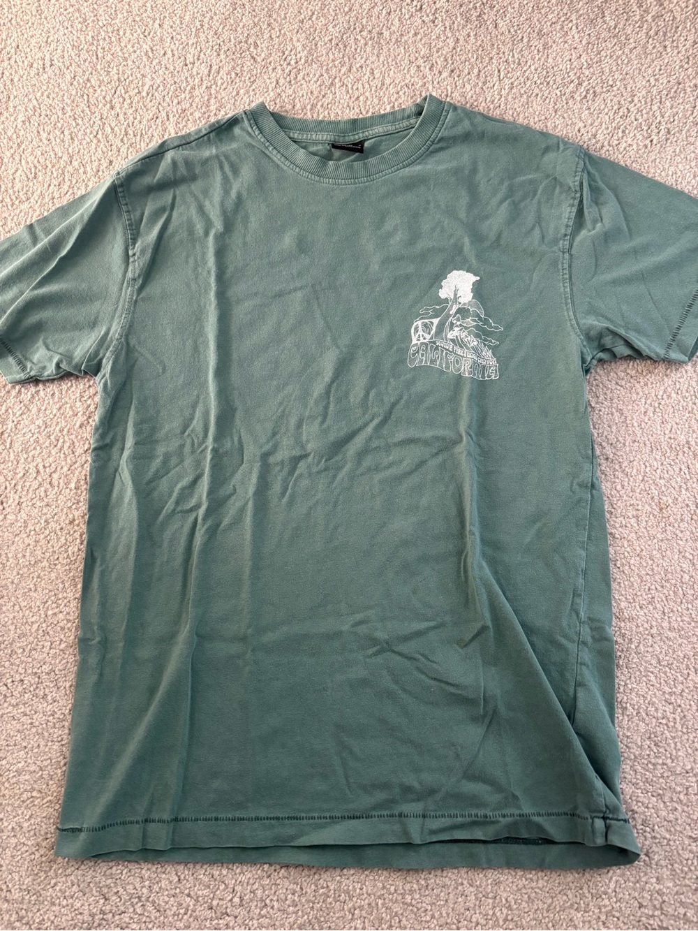 Cotton On Green Short Sleeve Graphic Tee